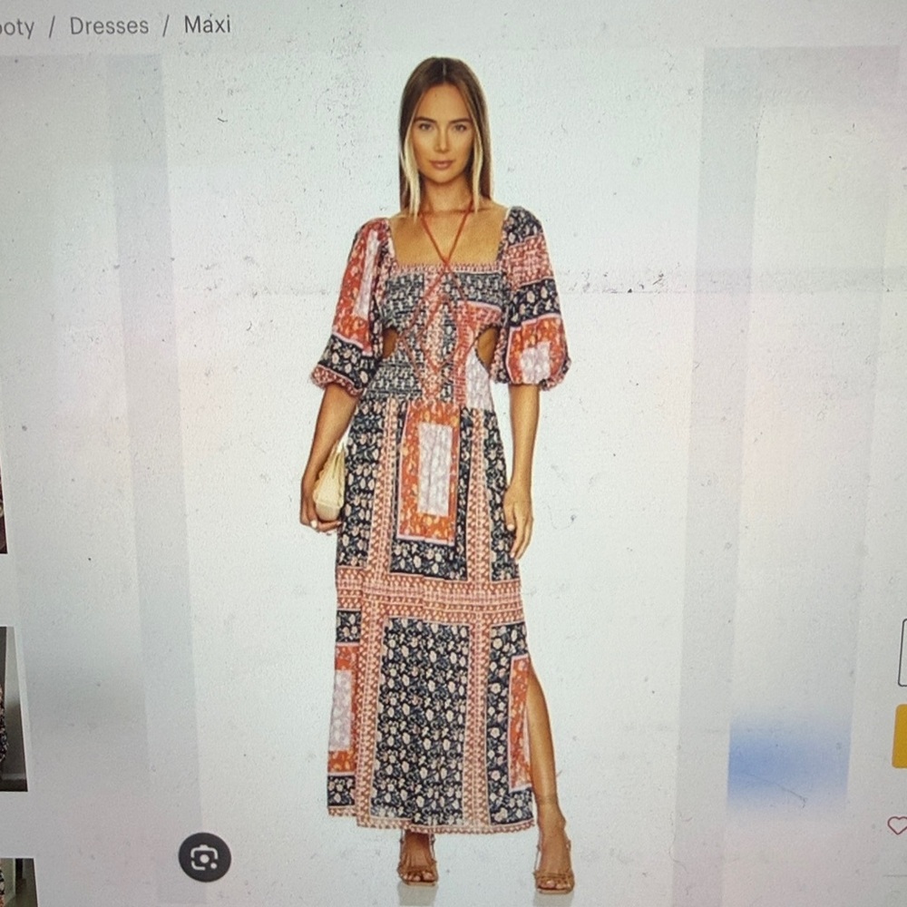 Jen's Pirate Booty Roma Doe Maxi Dress with cutouts